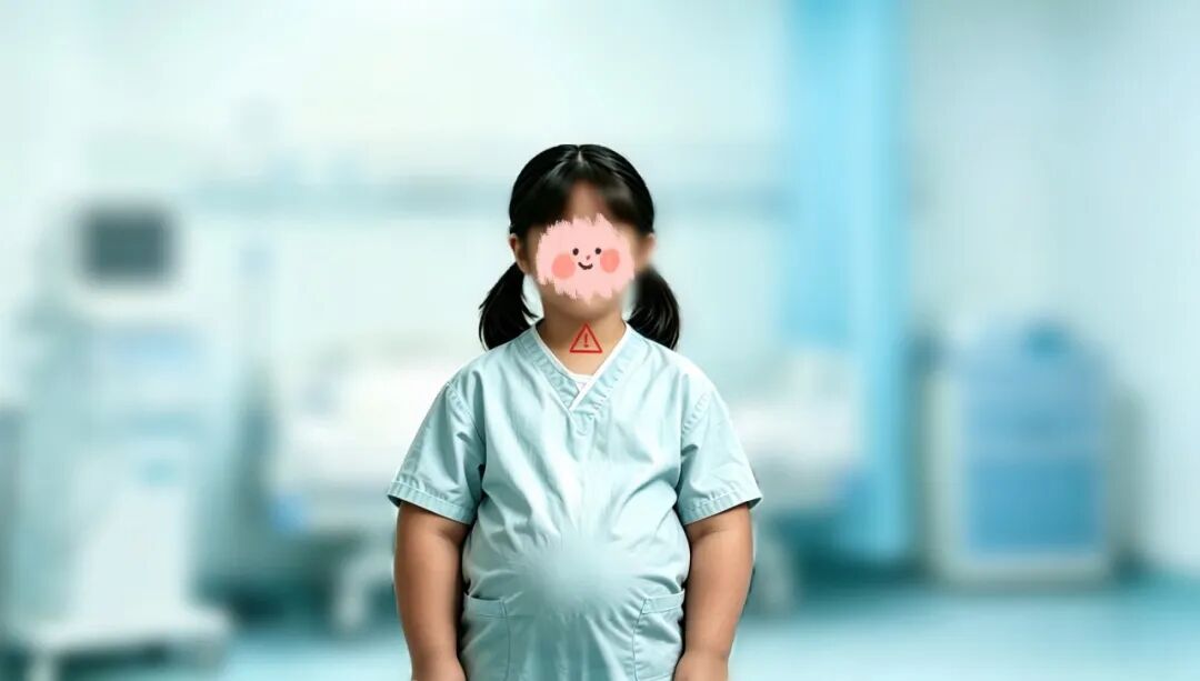 8歲女孩挺“6月孕肚”，病根竟在脖子上！全球僅100例